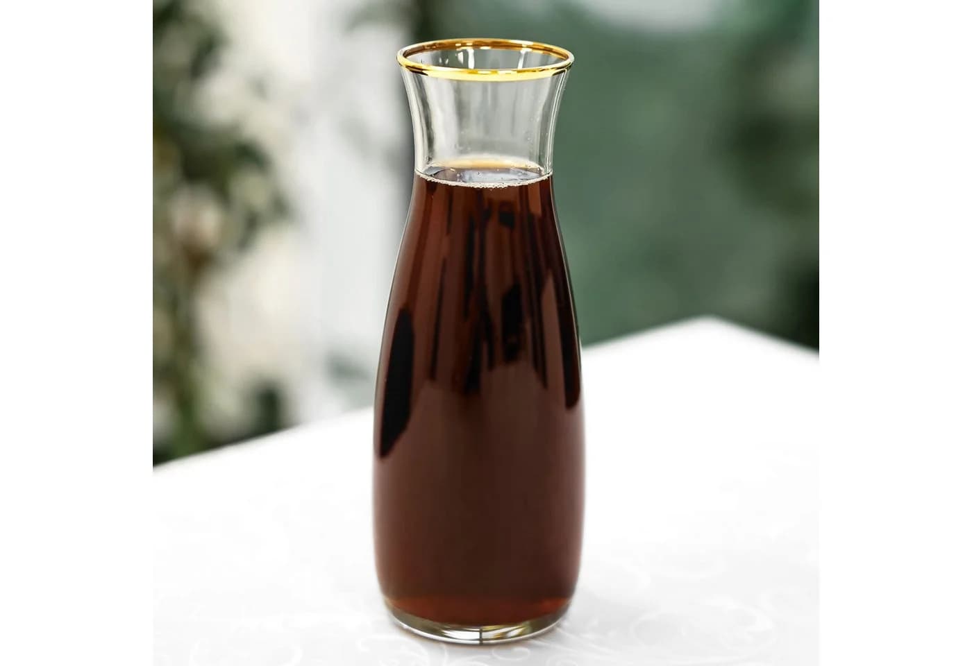 Pasabahce Karaffe Amphora Golden Touch Glas Gold 335 ml - Bild 4