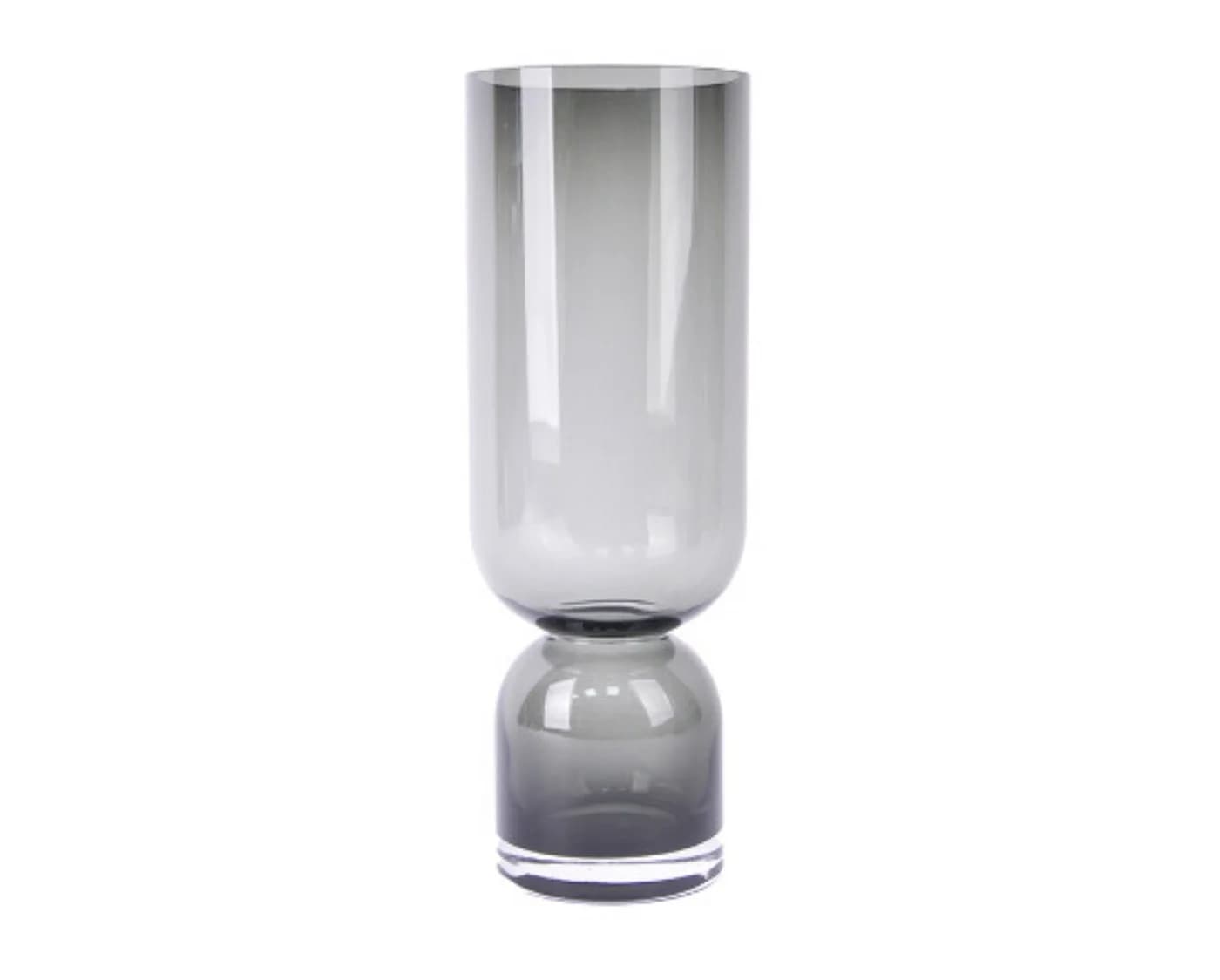 Schäfer Elektronik Dekovase Glas Anthrazit Modern