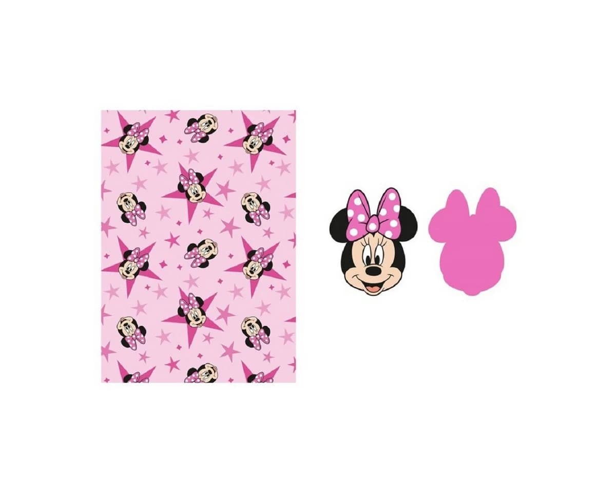 Disney Minnie Mouse Wohndecke Schlafset Rosa Fleece