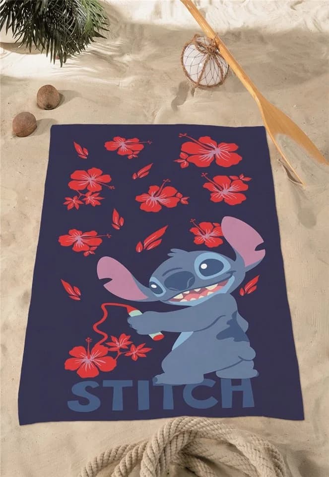 Lilo & Stitch Strandtuch 170x90 cm 100% Baumwolle Bunt
