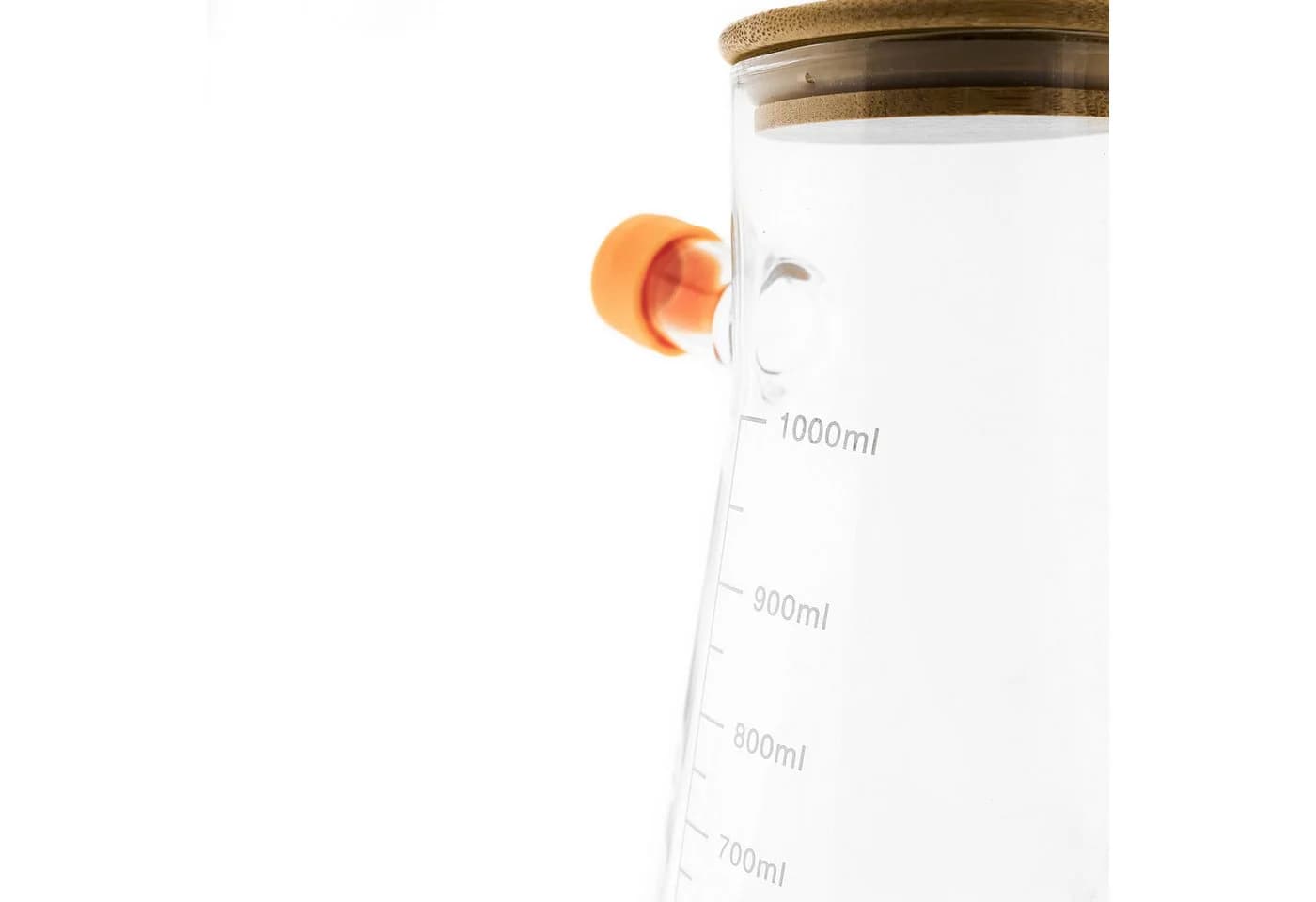 Sunay Ölspender 3-teilig Glas mit Bambusdeckel & Untersetzer - Bild 3