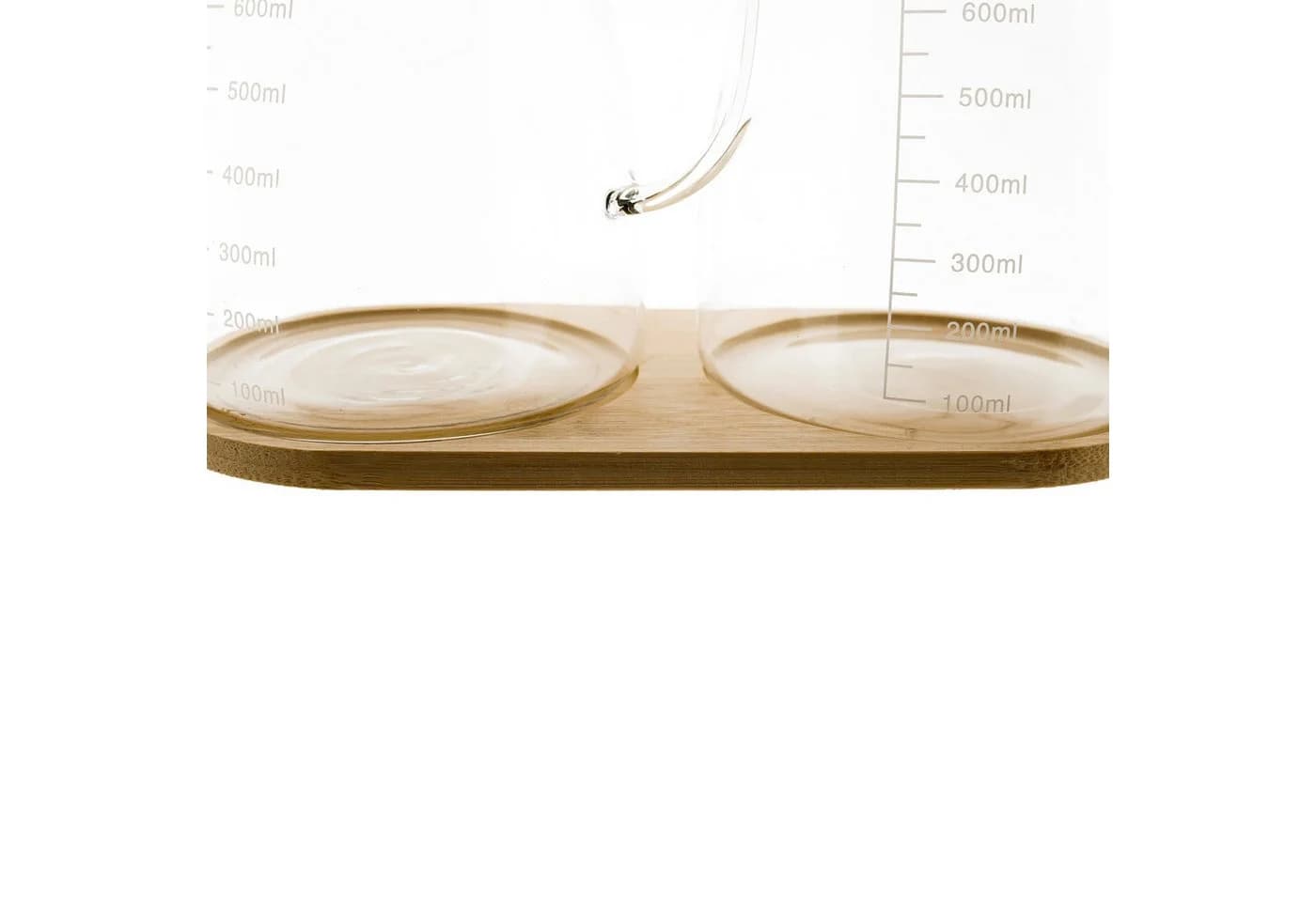 Sunay Ölspender 3-teilig Glas mit Bambusdeckel & Untersetzer - Bild 5