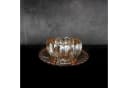 Sunay Dessertschale 12-tlg. Glas Lotus Design Gold Transparent Bild 4