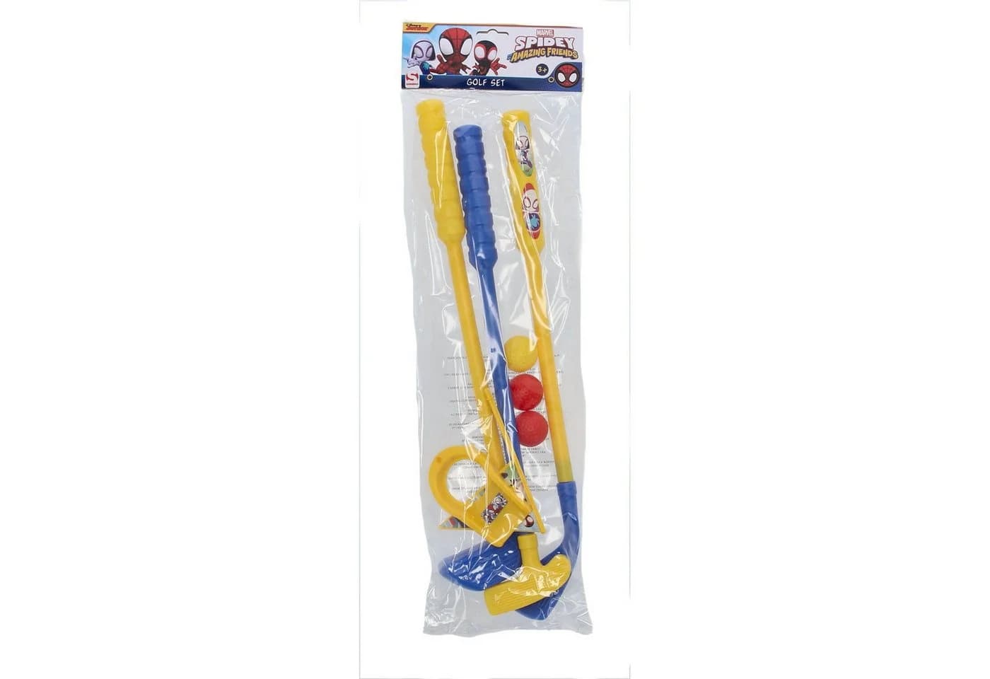 Spiderman Minigolf-Set für Kinder mit Schlägern, Bällen & Golfloch