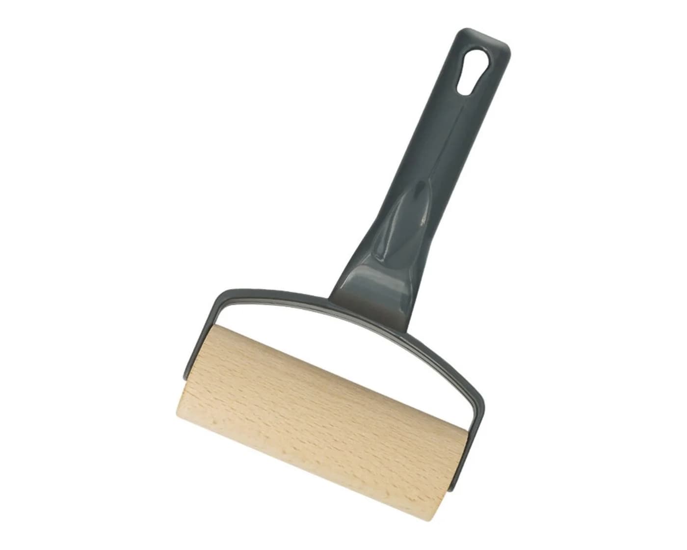 Michelino Teigroller 11 x 19 cm - Holzrolle mit stabilem Kunststoffgriff