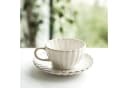 Almina Kaffeeservice Bloomy 6-tlg. mit Untertellern Weiß Floral Bild 4