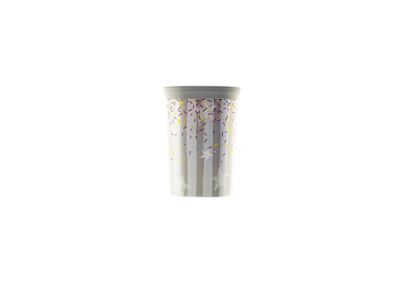 bahama Spardose aus Kunststoff Grau