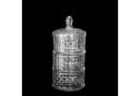 Sunay Bonboniere-Set 3-teilig mit Deckel Glas Transparent Bild 4