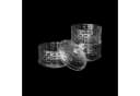 Sunay Bonboniere-Set 3-teilig mit Deckel Glas Transparent Bild 5