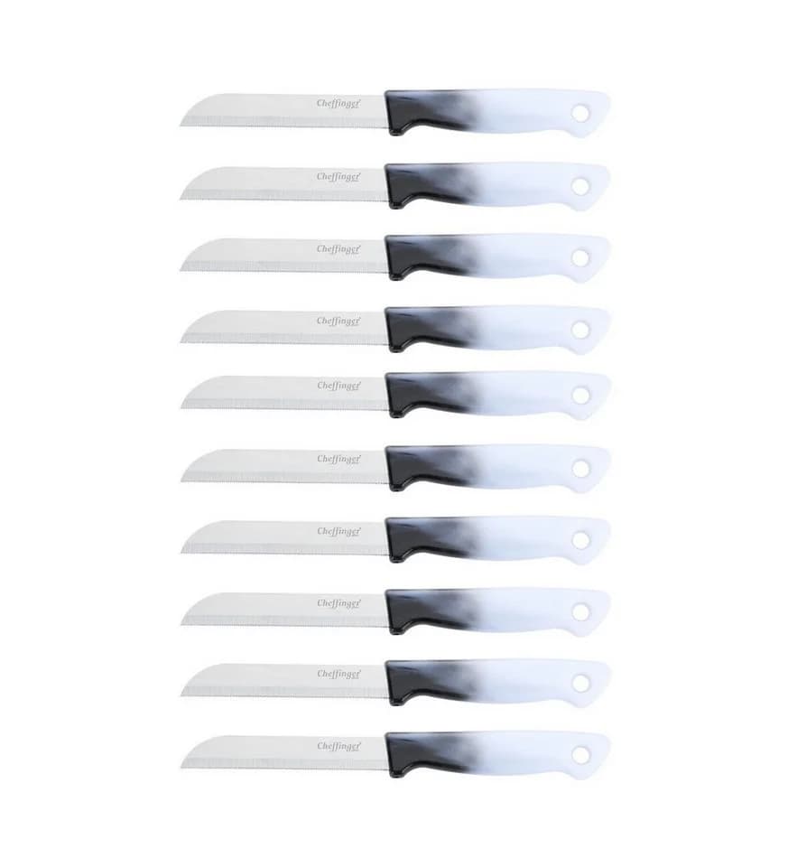 Cheffinger Universalküchenmesser Schwarz Ergonomischer Griff - Bild 2