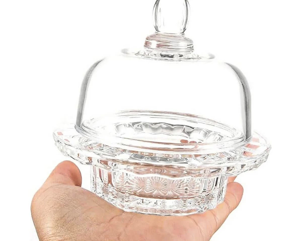 Sunay Zuckerdose Glasdose mit Deckel Transparent - Bild 3