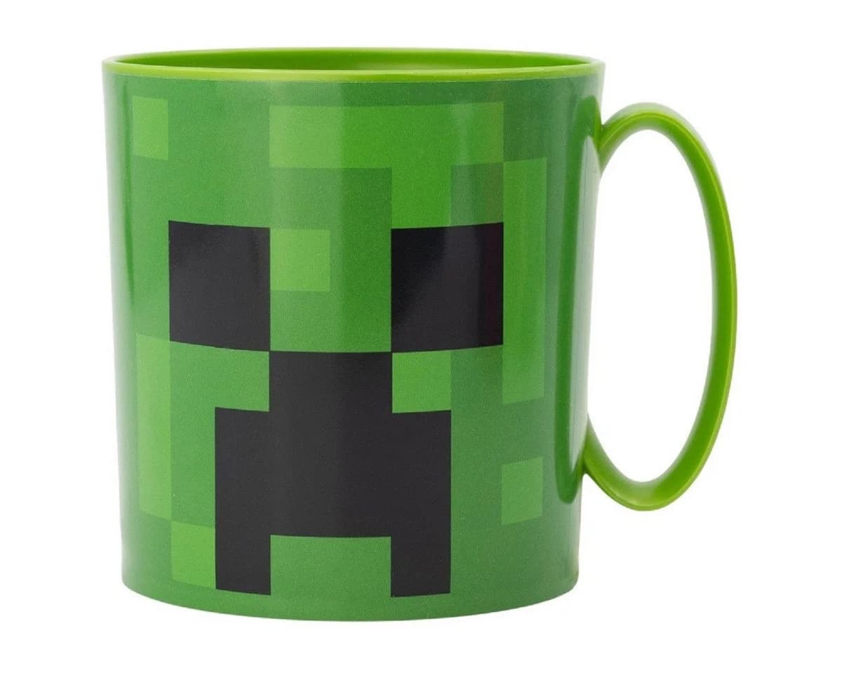 Minecraft Tasse Mikrowellengeeignet Grün 390 ml
