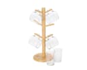 Cheffinger Küchenorganizer-Set Bambus Tassenhalter & Brezelbaum Bild 1