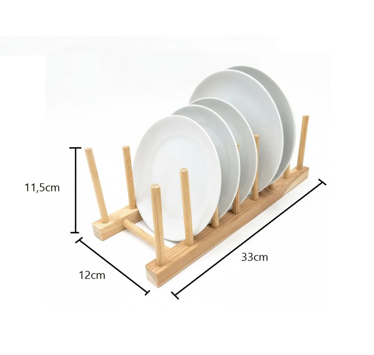 Cheffinger Bambus-Organizer Abtropfgestell Braun