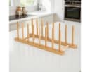 Cheffinger Bambus-Organizer Abtropfgestell Braun Bild 3