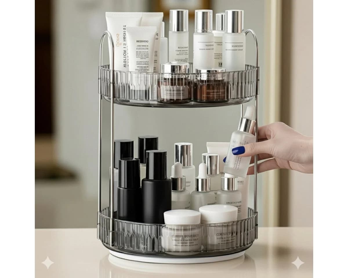 Cheffinger Make-Up Organizer Drehbarer Kosmetik-Organizer 360° - Bild 4