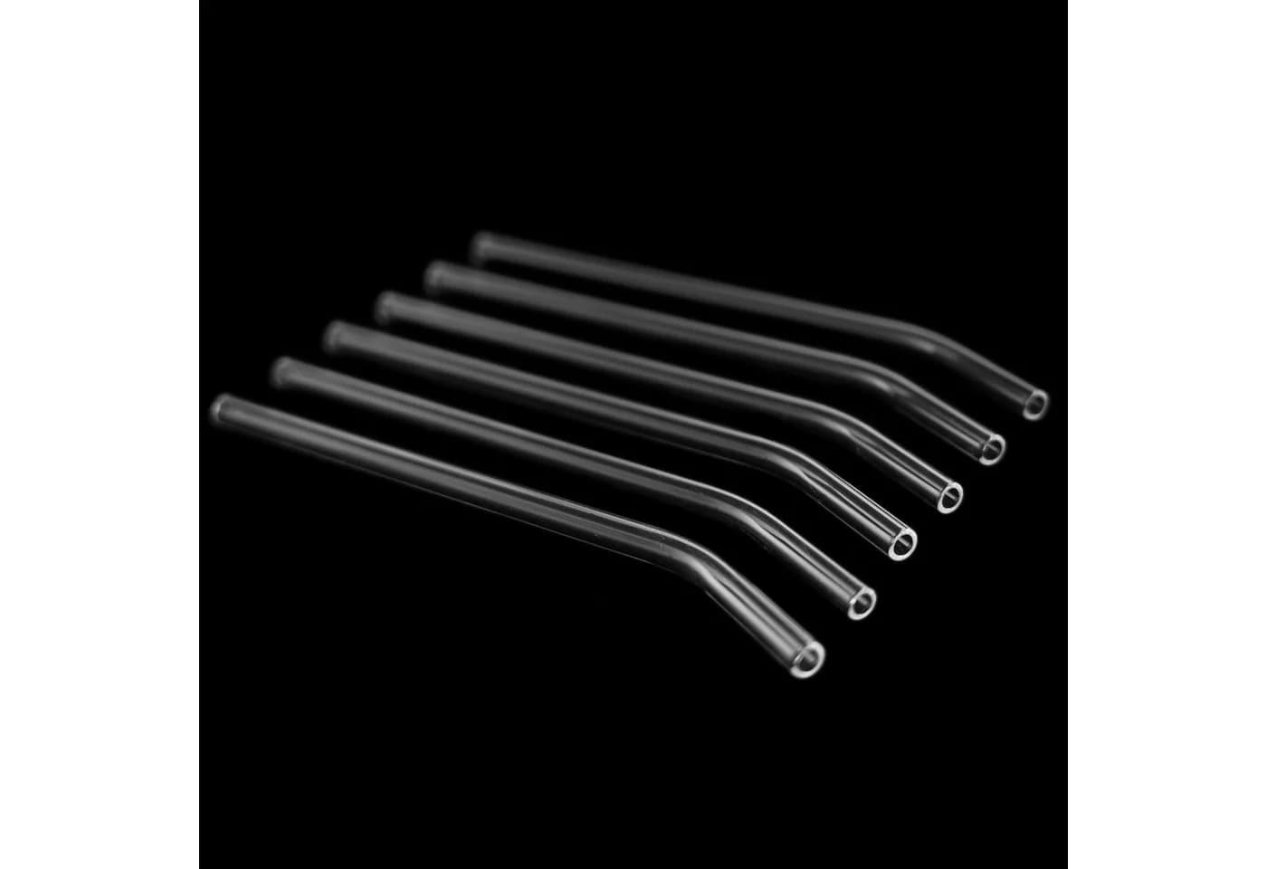 Mulex Trinkhalme Glastrinkhalme 6er Set + Reinigungsbürste - Bild 3