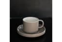 Mulex Kaffeeservice 12-tlg. Mokkatassen Set Taupe Porzellan Bild 3