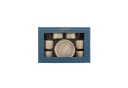 Mulex Kaffeeservice 12-tlg. Mokkatassen Set Taupe/Gold Porzellan Bild 4