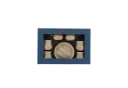 Mulex Kaffeeservice 12-tlg Mokkatassen Set Taupe/Gold Porzellan Bild 4