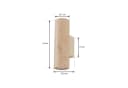 Lucande Wandleuchte Tavira Travertin Stein Up/Down Bild 5