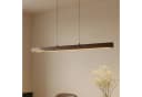 Lucande LED-Hängelampe Nihalo Walnuss 122 cm Dimmbar CCT Bild 1