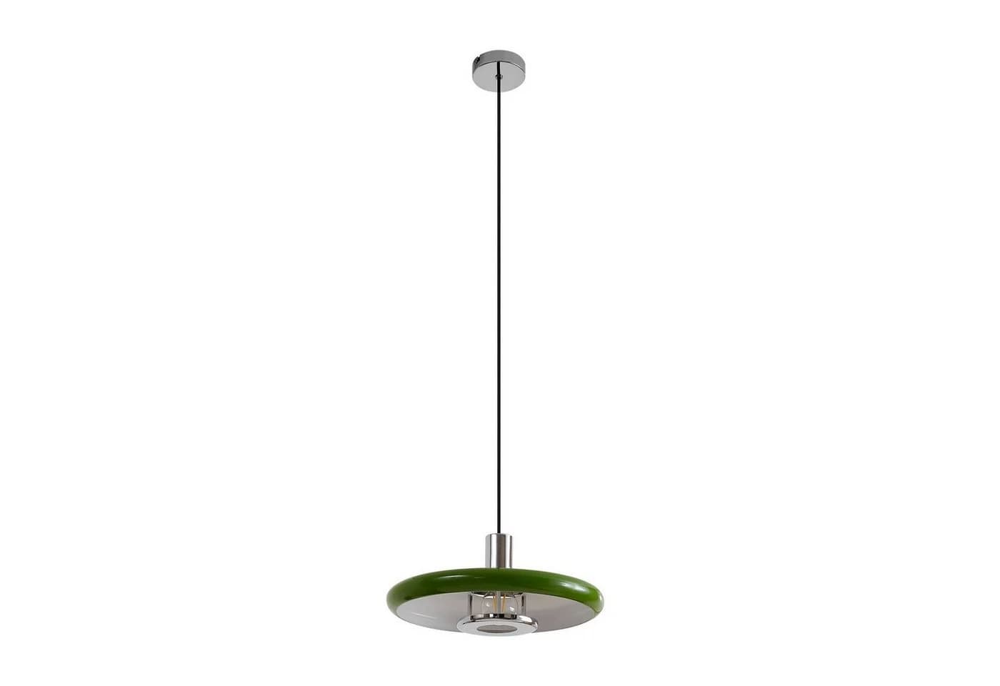 Lindby Pendelleuchte Branford Retro Grün Metall - Bild 2