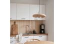 Lindby Pendelleuchte Branford Retro Ø 35 cm Beige Metall Bild 4