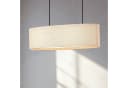Lindby Hängeleuchte Soula 78 cm Beige Kunststoff E27 Bild 1