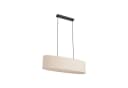 Lindby Hängeleuchte Soula 78 cm Beige Kunststoff E27 Bild 2
