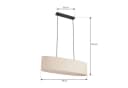 Lindby Hängeleuchte Soula 78 cm Beige Kunststoff E27 Bild 5