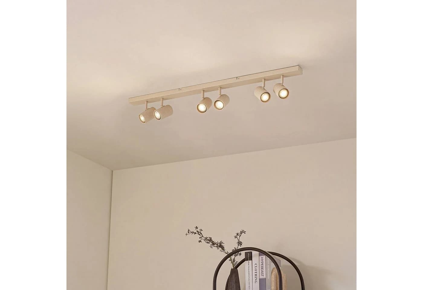 Lindby Deckenspots Kardis Beige 6-flg. Metall GU10 - Bild 3