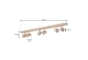 Lindby Deckenspots Kardis Beige 6-flg. Metall GU10 Bild 5