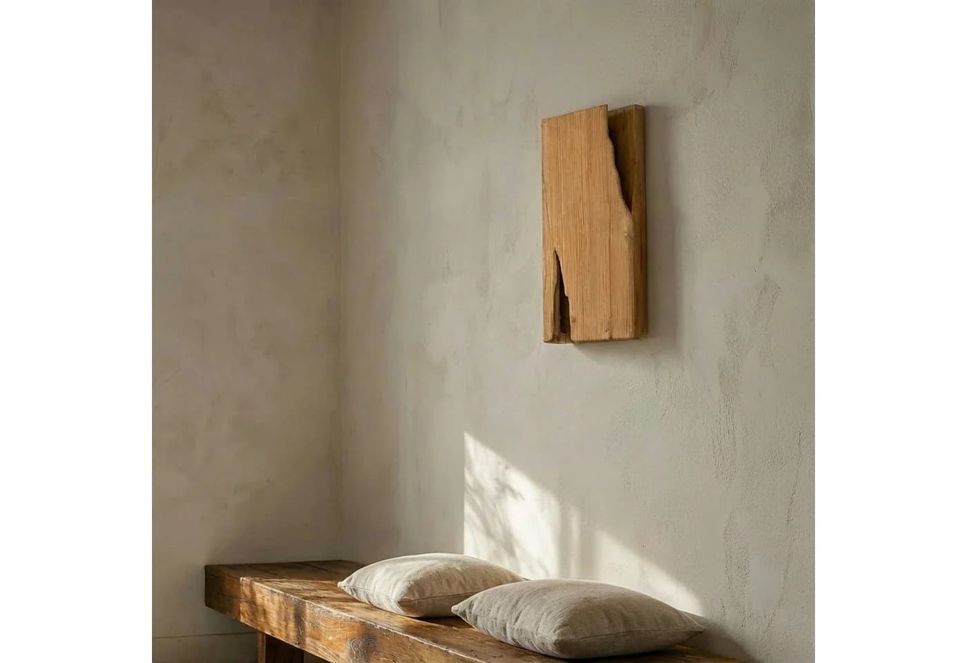 Lucande Wandleuchte Tarry Holz 45 cm Breite - Bild 4