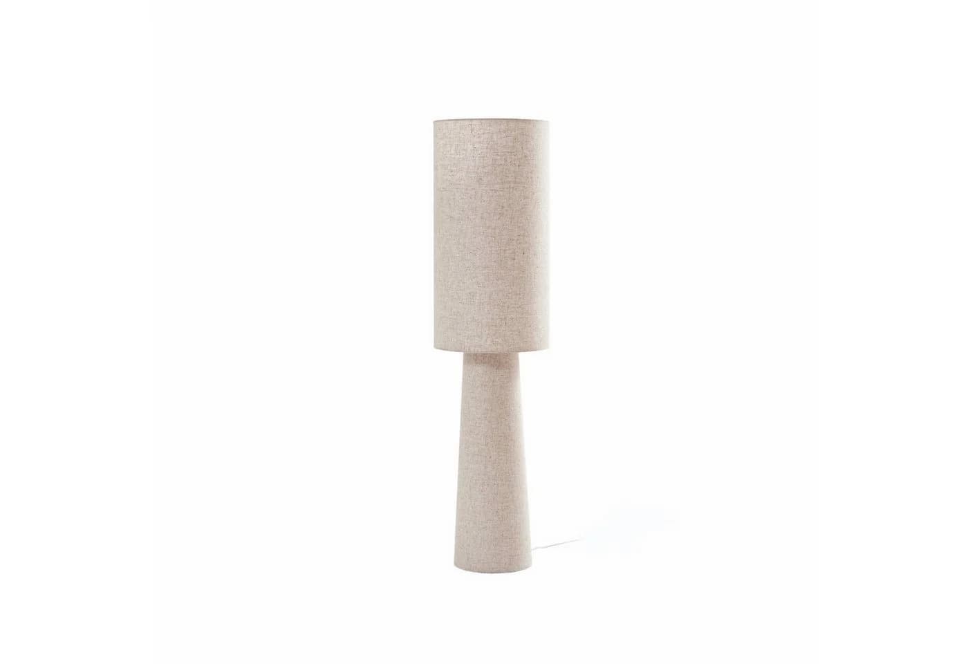 Lindby Stehleuchte Elfie, 124 cm, Beige, Leinen, 2x E27 - Bild 2