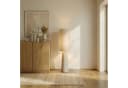 Lindby Stehleuchte Elfie, 124 cm, Beige, Leinen, 2x E27 Bild 3