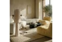 Lindby Stehleuchte Elfie, 124 cm, Beige, Leinen, 2x E27 Bild 4
