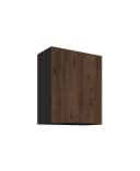 Küchen-Preisbombe Hängeschrank 60 cm Okapi Nußbaum Schwarz matt Bild 3