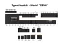Frontblende für vollintegrierten Geschirrspüler 60 cm SIENA Schwarz Bild 2