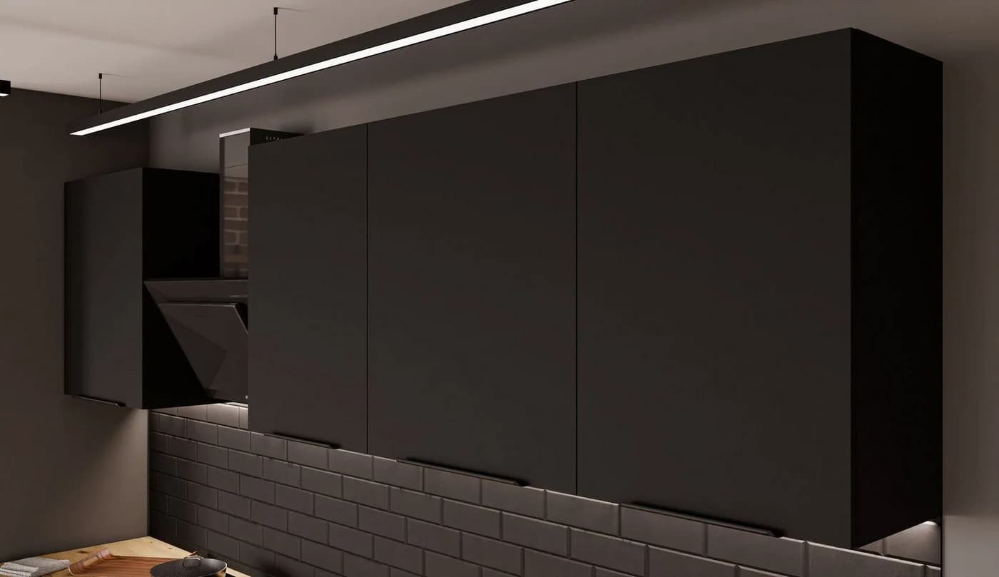 Küchen-Preisbombe SIENA BASIC Küchenzeile Schwarz matt 280 cm - Bild 5