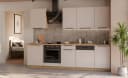 Küchen-Preisbombe SOLANO BASIC 280 Einbauküche Beige Matt Bild 3