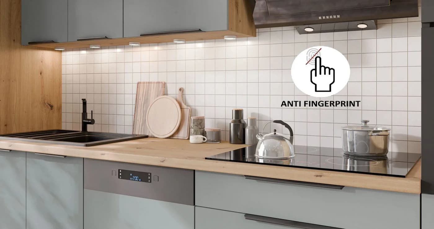 Küchen-Preisbombe Küchenzeile ARIA K-AR - NAGU 340 cm Anti Fingerprint - Bild 4