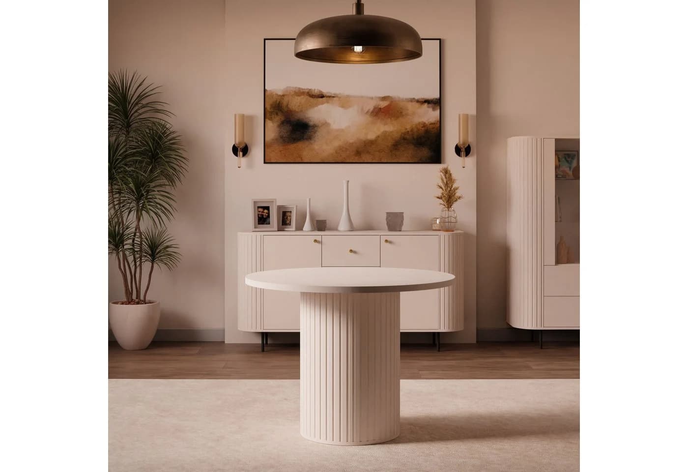 Küchen-Preisbombe Esstisch Ovalio Typ 204 Ausziehbar Sandbeige - Bild 2