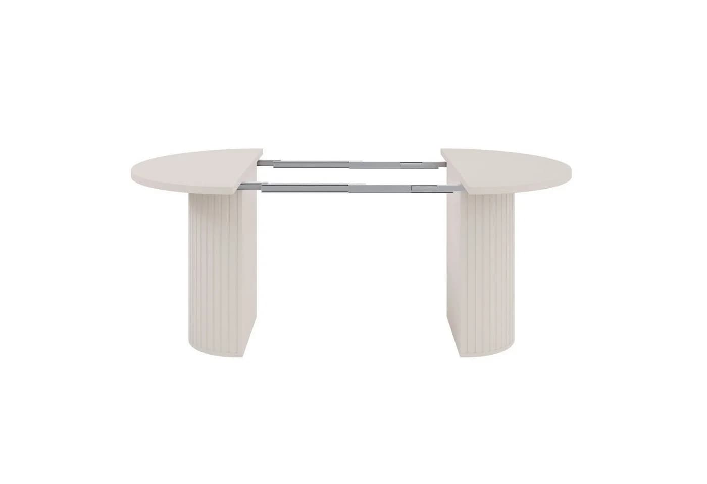 Küchen-Preisbombe Esstisch Ovalio Typ 204 Ausziehbar Sandbeige - Bild 5