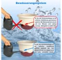 Heimwerkercenter Hängeampel Mareta 2er Set Grün/Elfenbein Selbstbewässerung Bild 3