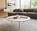 DELIFE Couchtisch Edge Rund Keramik Minas Melange Titan Bild 1