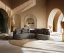 DELIFE Big-Sofa Edina Bouclé Soft Schlamm Bild 1