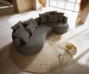 DELIFE Big-Sofa Edina Bouclé Soft Schlamm Bild 4