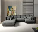 DELIFE Wohnlandschaft Clovis Modulares Sofa Schwarz Bild 1