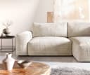 DELIFE Ecksofa Lanzo XL Cord Beige Bild 5